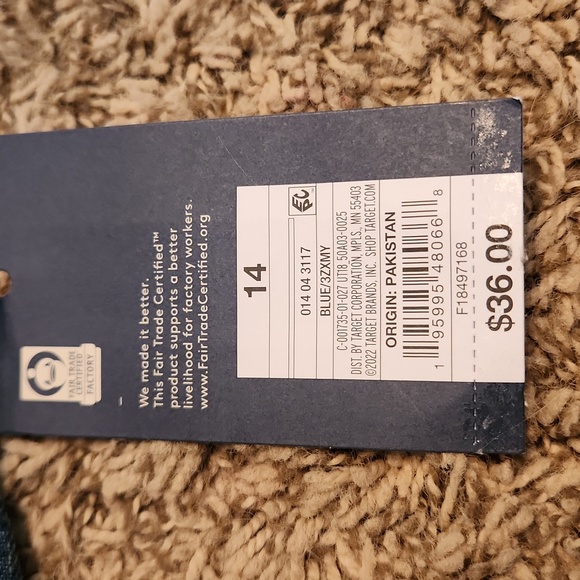 Universal Thread Boyfriend - Slim Hip & Thigh, Tapered Leg, 100% Cotton - Picture 11 of 12